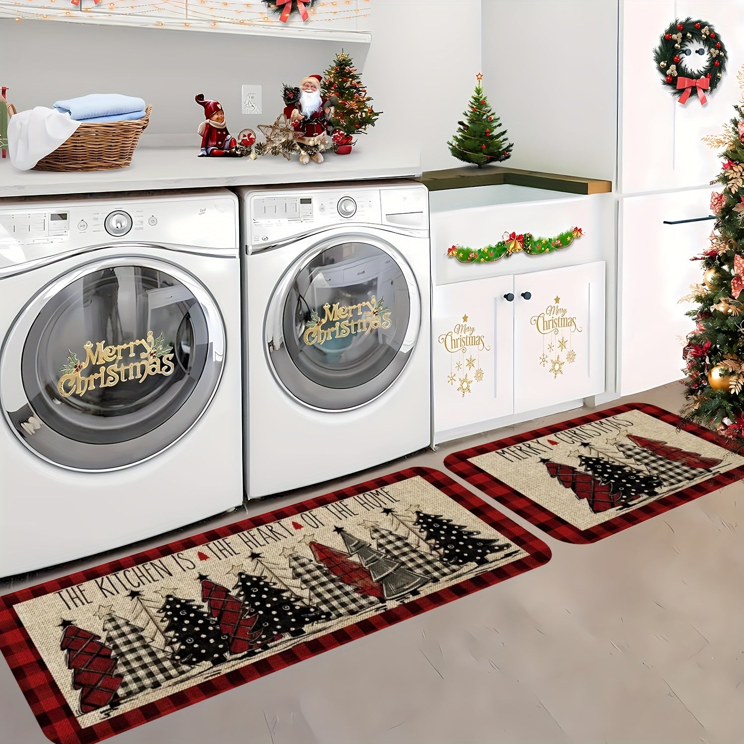 Tapete Decorativo Natalino em Fleece - Zafer Decor