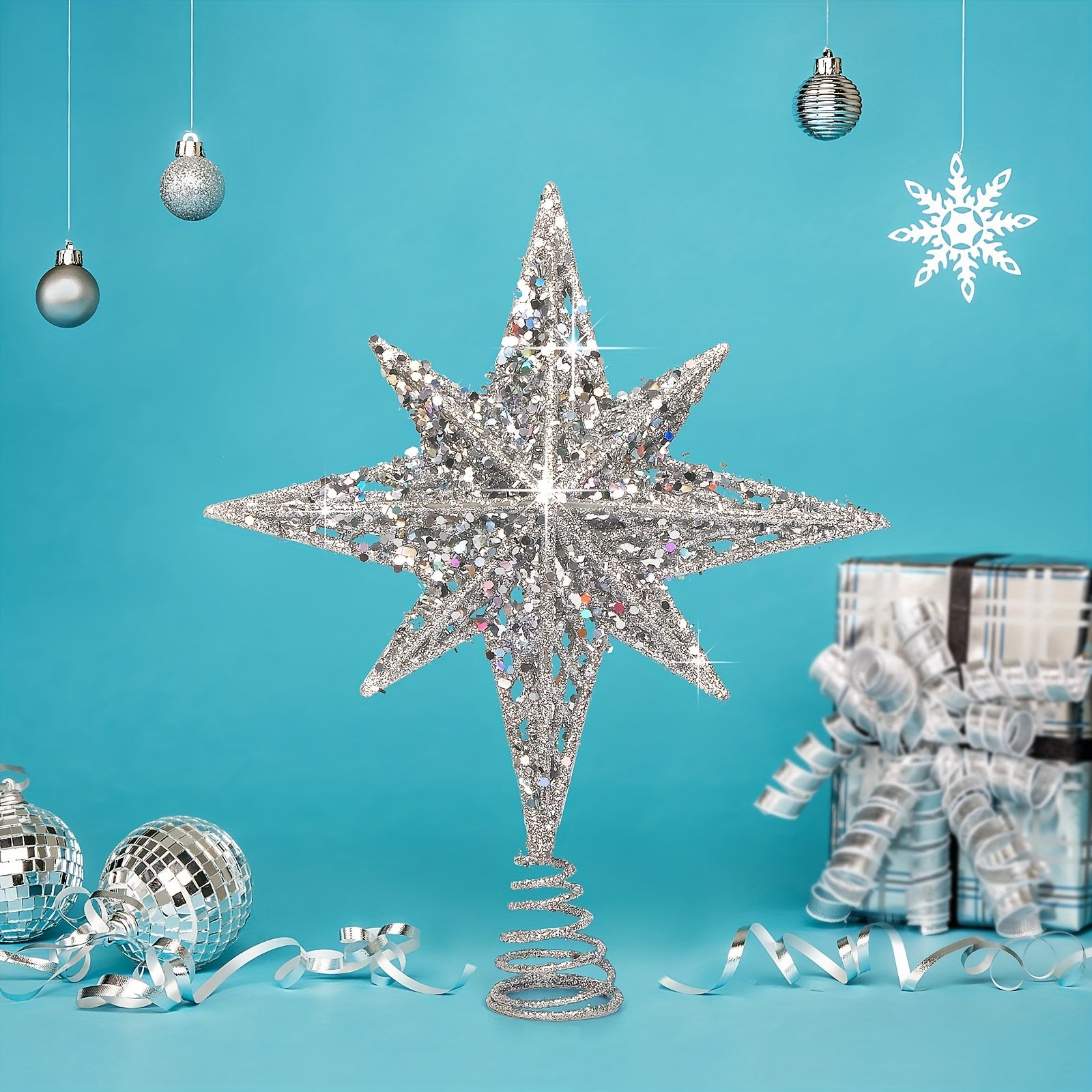 Estrela para Topo de Árvore de Natal - Zafer Decor