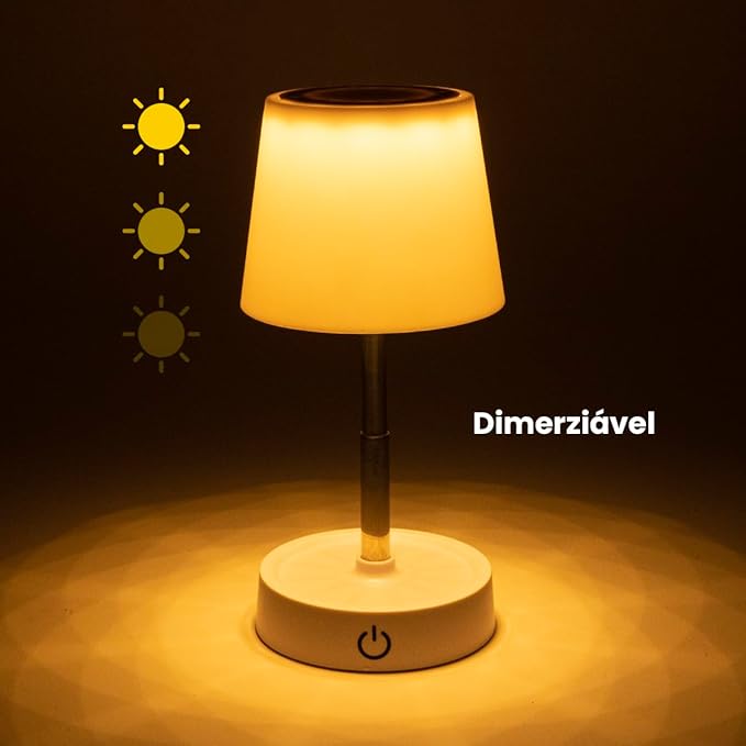Luminária de Mesa LED Retrátil - LumiFlex COMPRE 1 LEVE 2