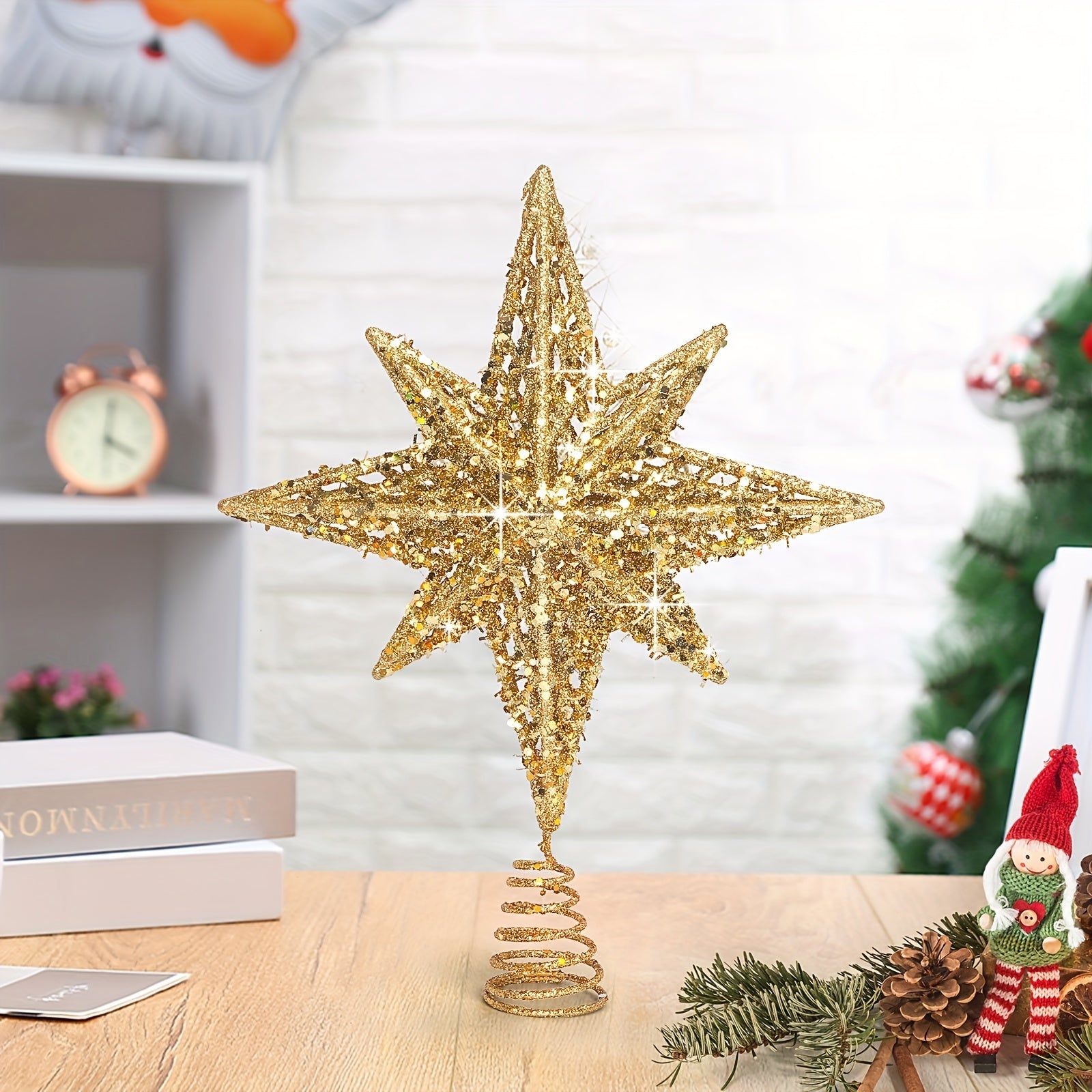 Estrela para Topo de Árvore de Natal - Zafer Decor