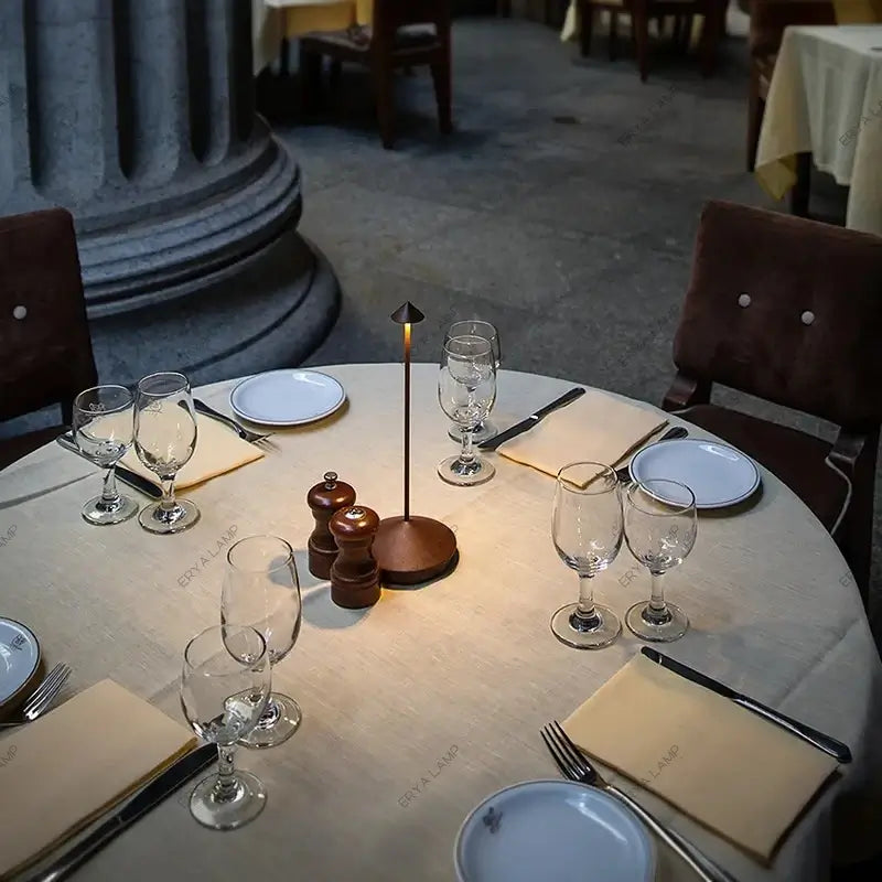 luminária de mesa led