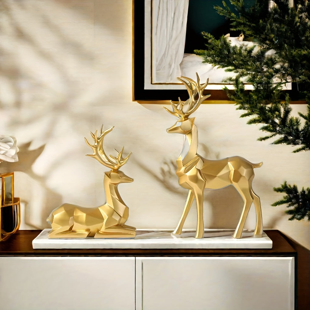 Renas Decorativas de Natal – 2 Peças - Zafer Decor