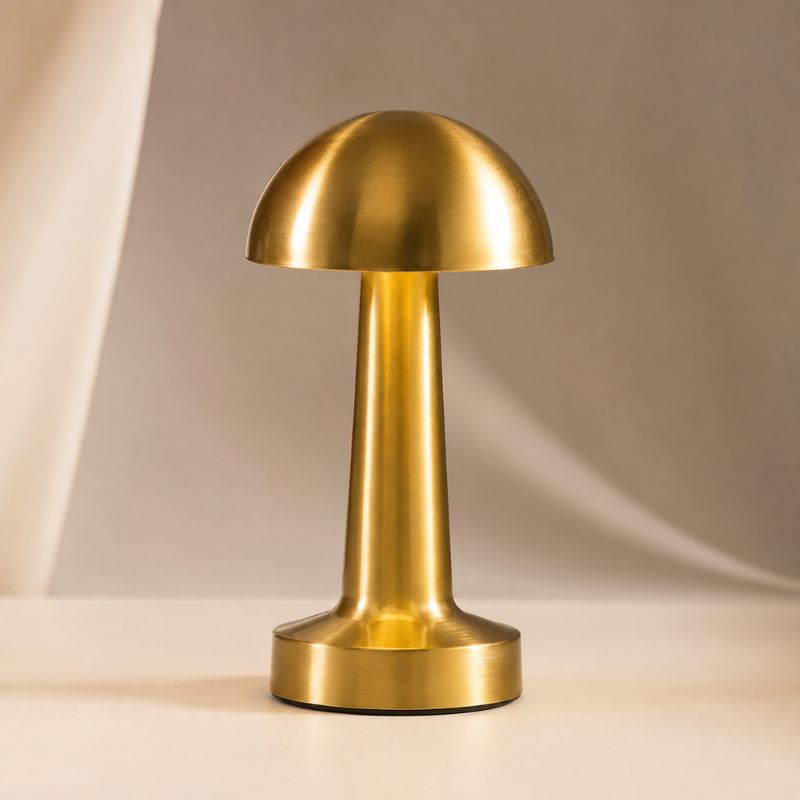 Abajur de Mesa Ória Dourado