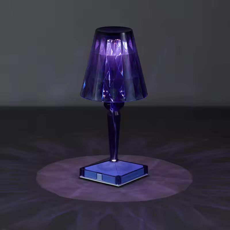 Luminária de Mesa LED Cristal Diamante - Zafer Decor
