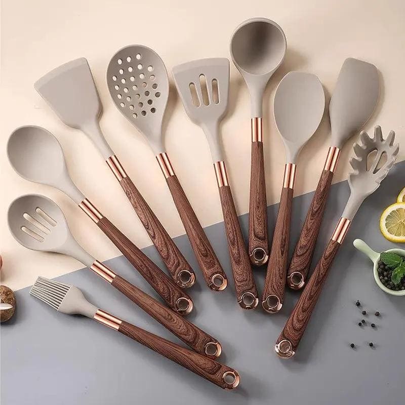 Kit 10 Utensílios de Cozinha - Zafer Decor