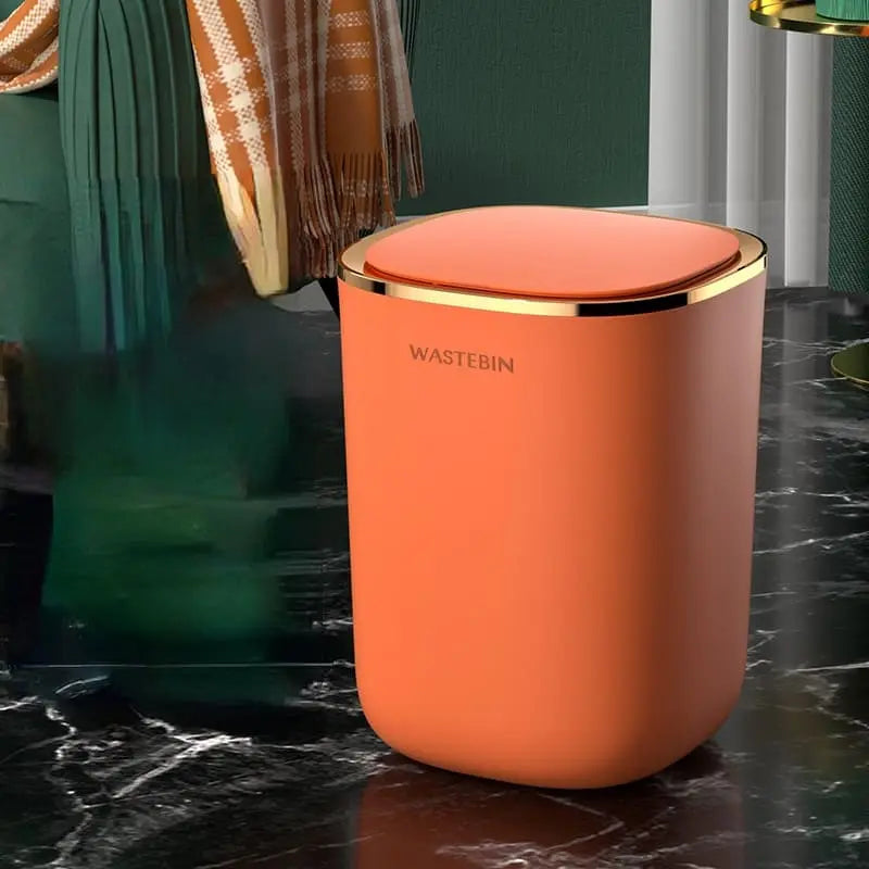 Lixeira para Banheiro e Cozinha Automática Colorida - Zafer