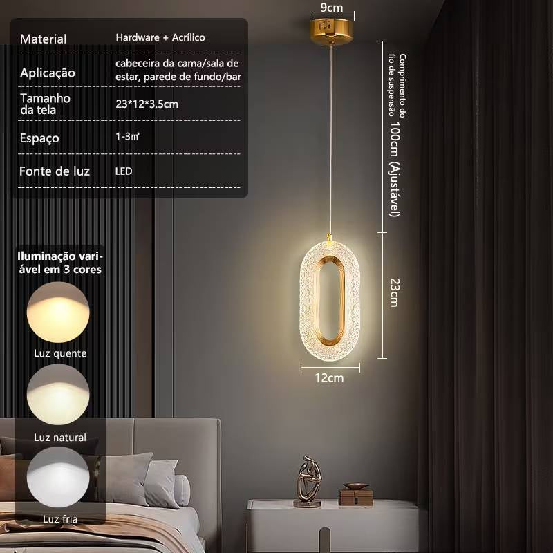 Lustre Pendente de Quarto