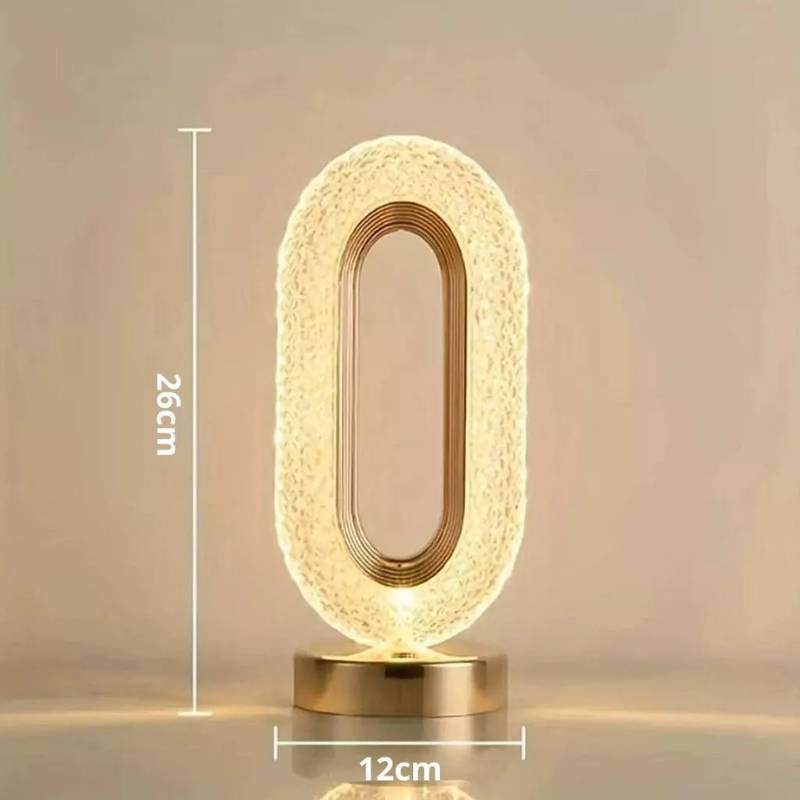 Tamanho da Luminária de Mesa