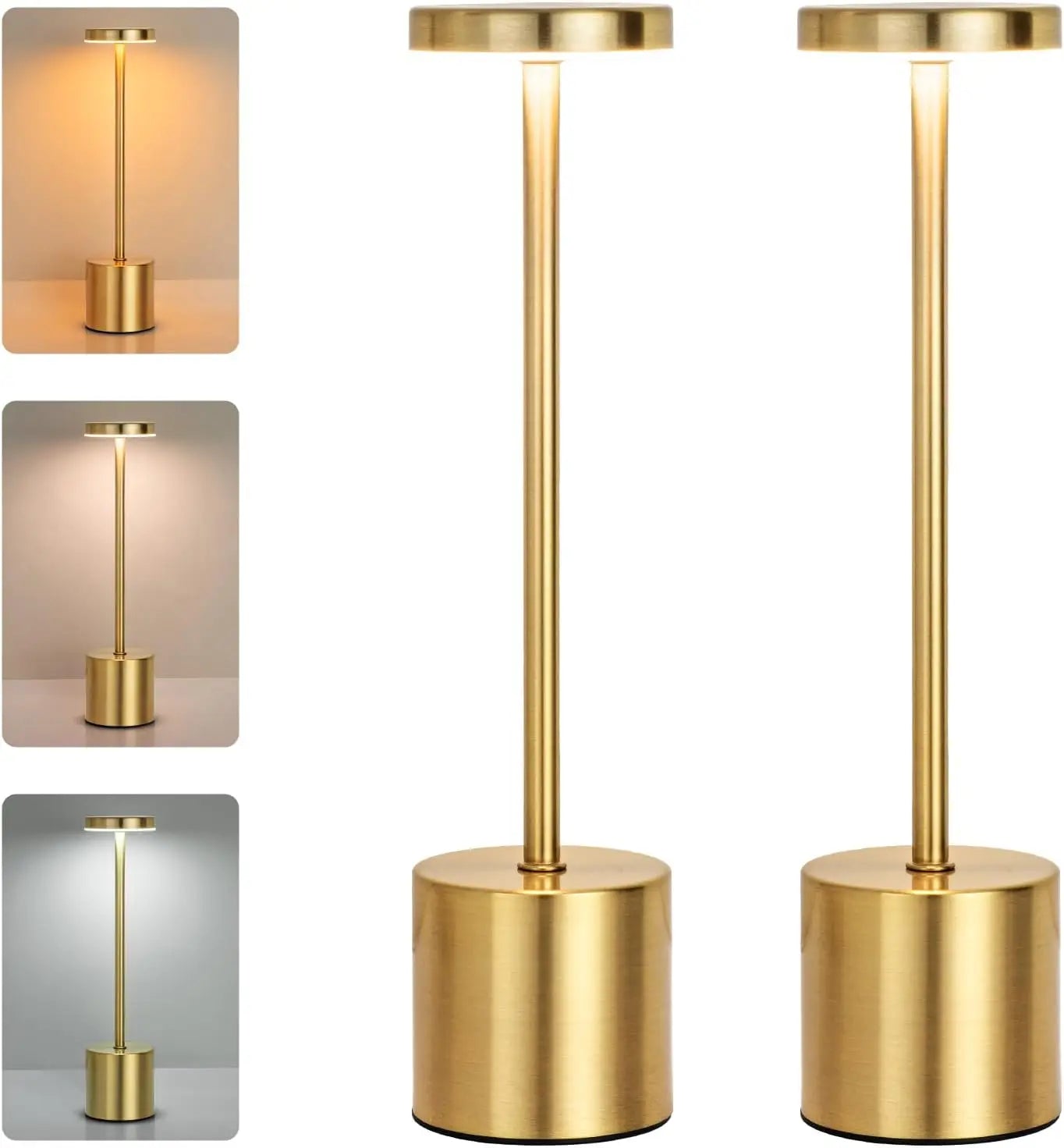 Luminária Clássica de Mesa Recarregável - Zafer Decor