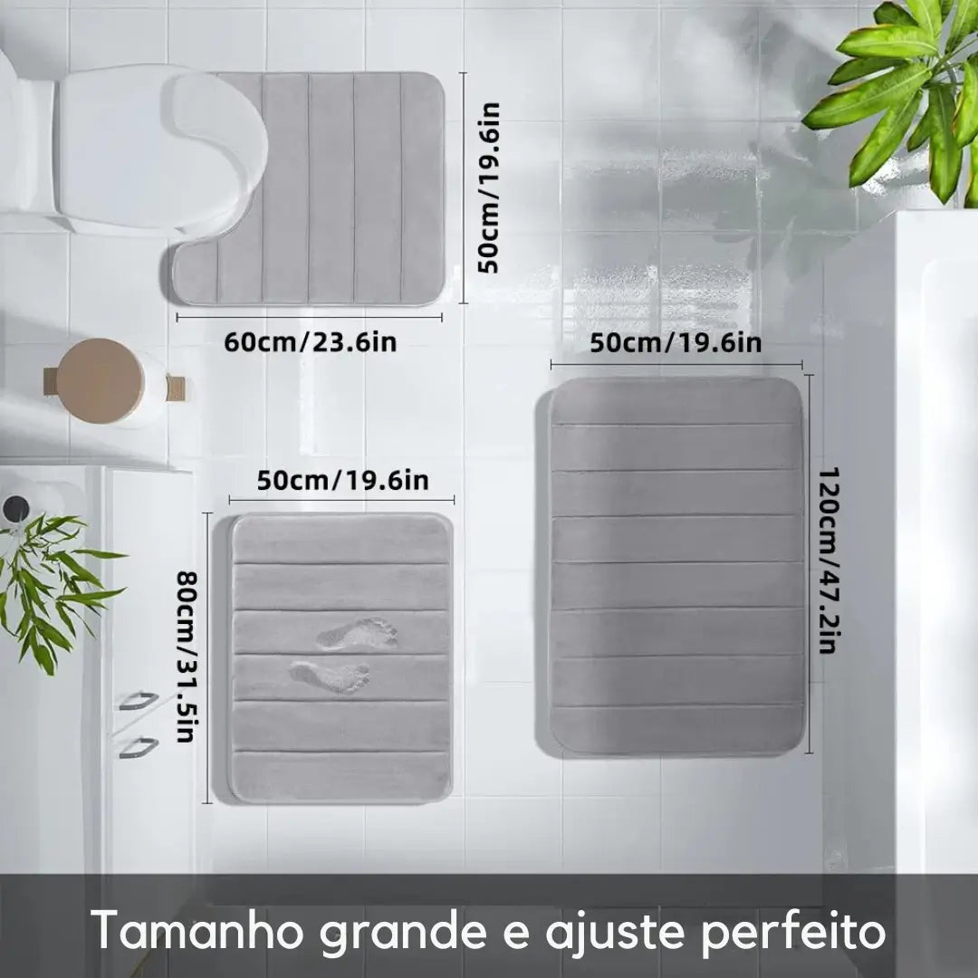 tapete para banheiro antiderrapante