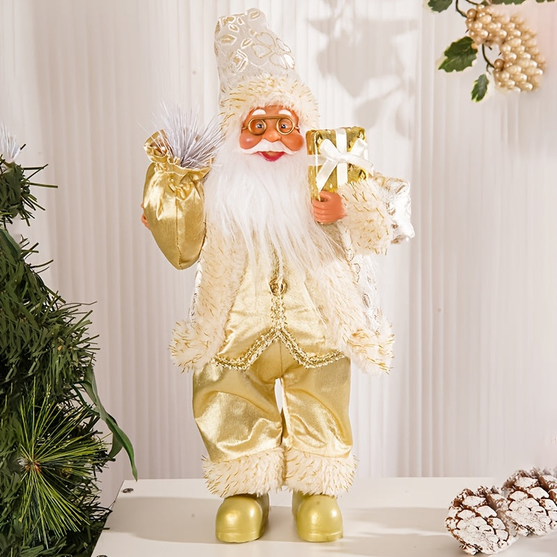 Estátua Clássica do Papai Noel 30 cm - Zafer Decor