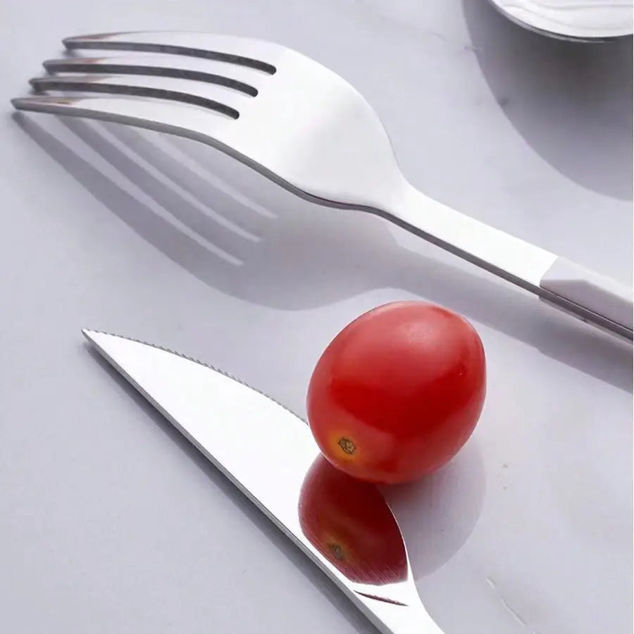 Jogo de talheres para cozinha prata - maison