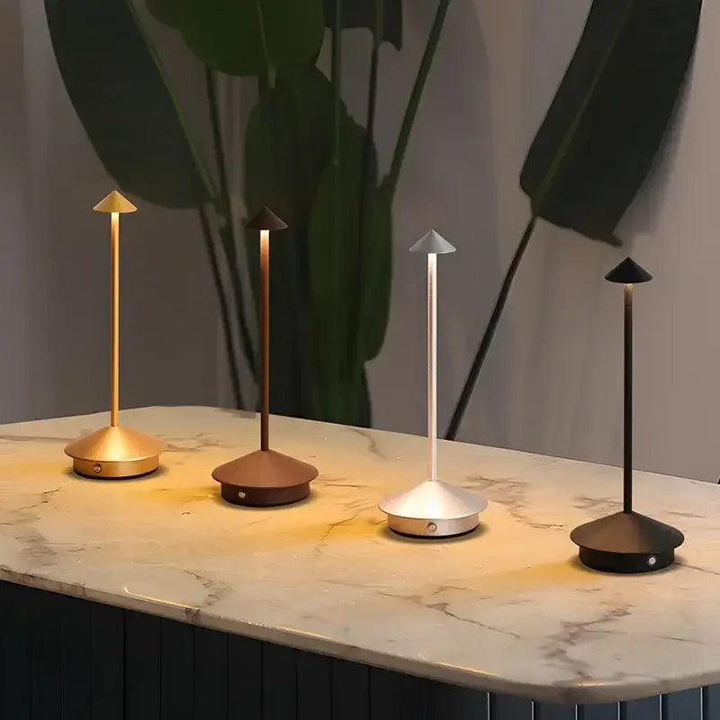 luminária de mesa led