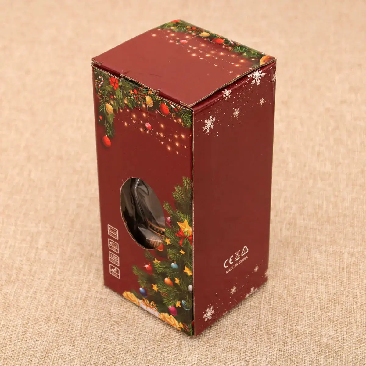 Embalagem para globo de neve decorativo de natal