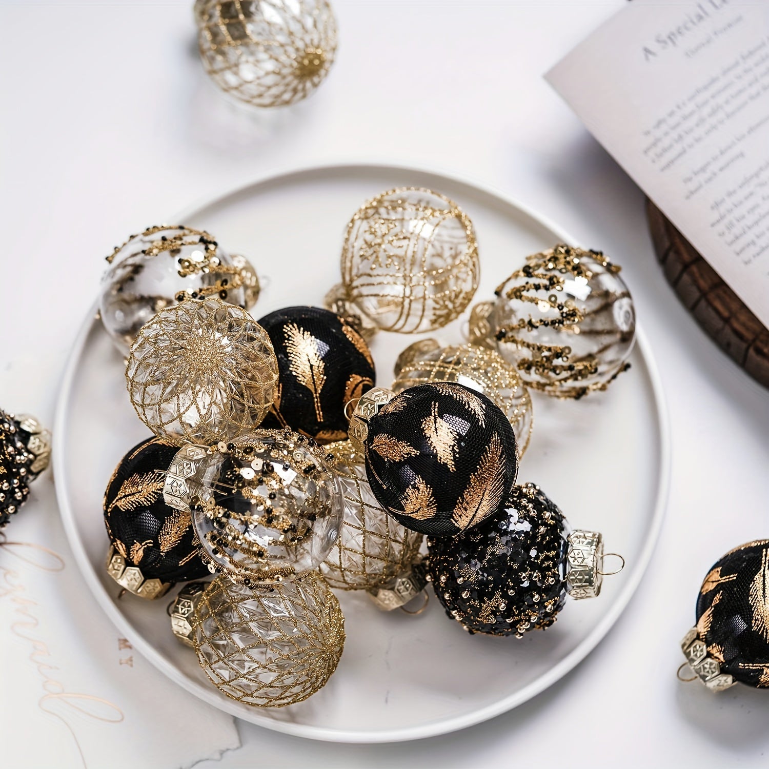 Bolas Natalinas Clássicas 25 Peças - Zafer Decor