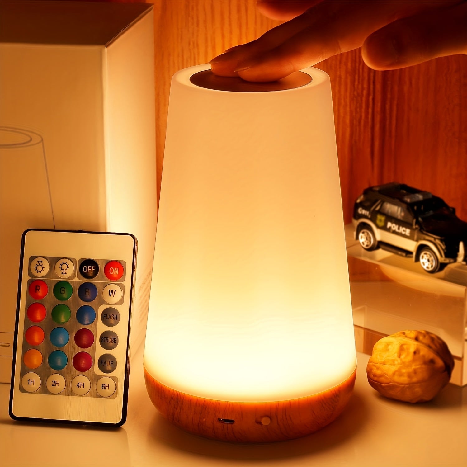 Luminária Multicolorida 13 Cores RGB com Bateria Recarregável – Zafer Decor