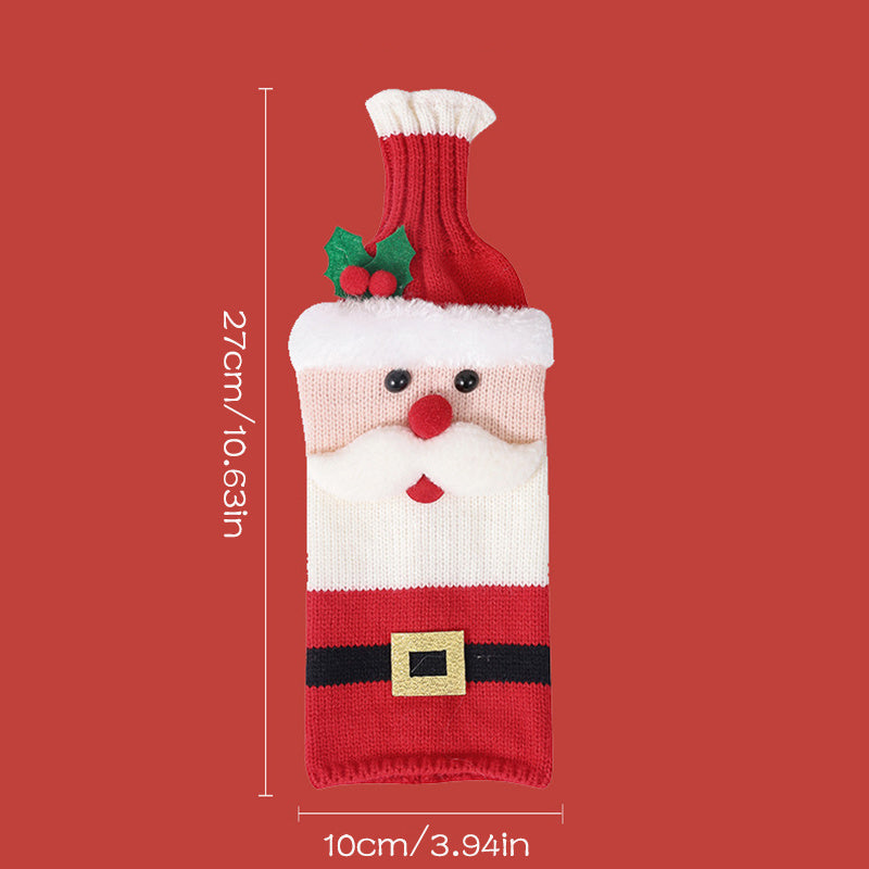 Capa Natalina para Garrafa - Zafer Decor