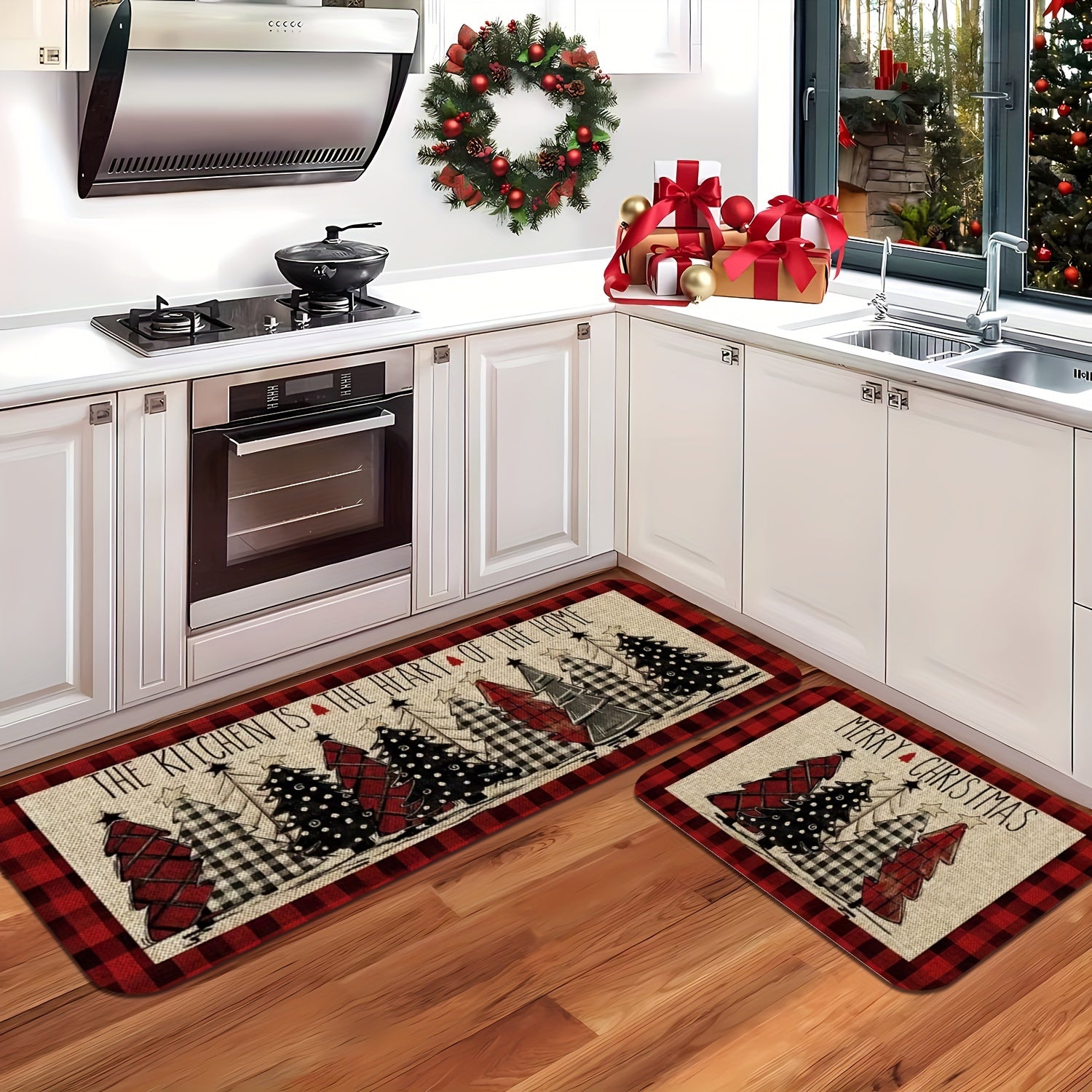 Tapete Decorativo Natalino em Fleece - Zafer Decor