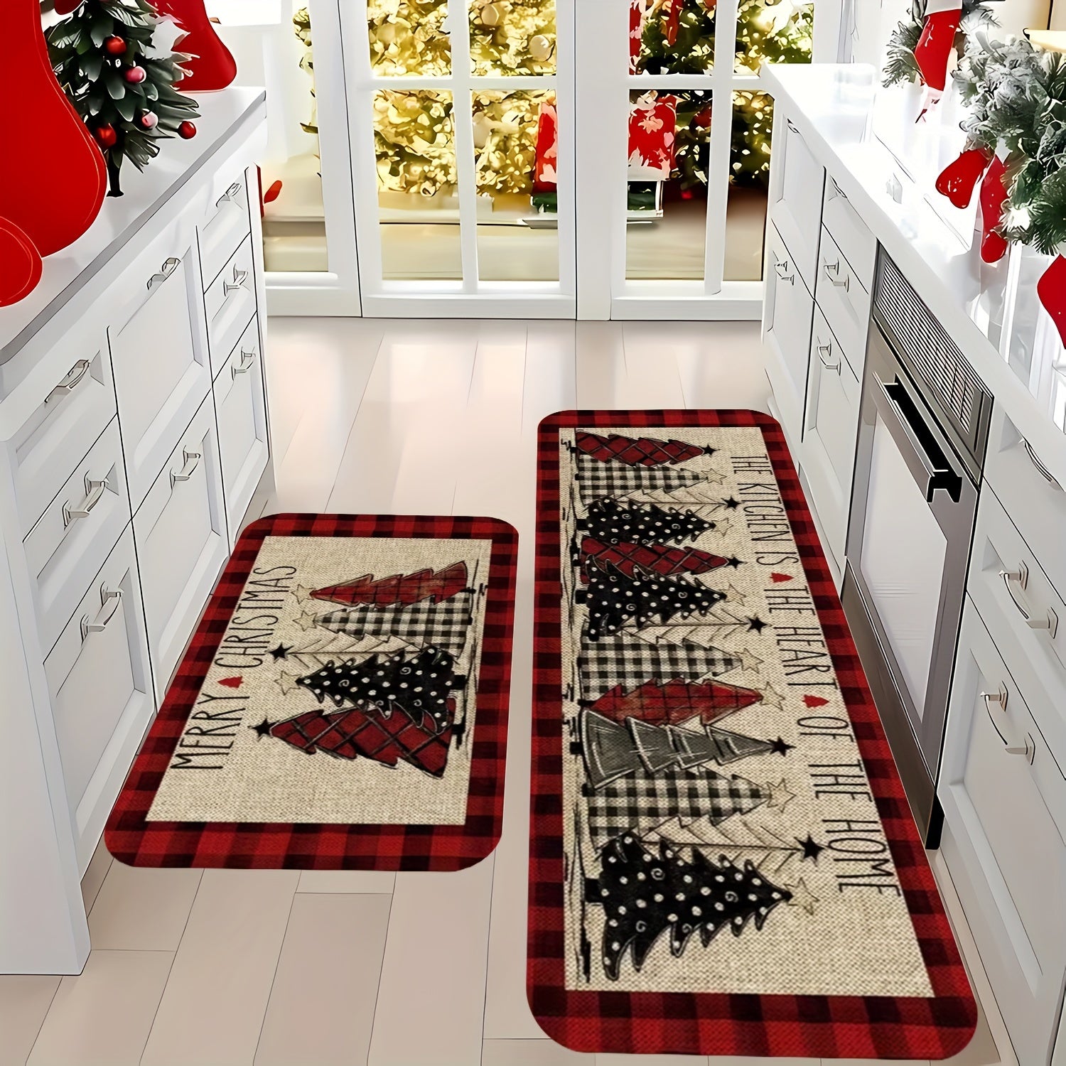 Tapete Decorativo Natalino em Fleece - Zafer Decor