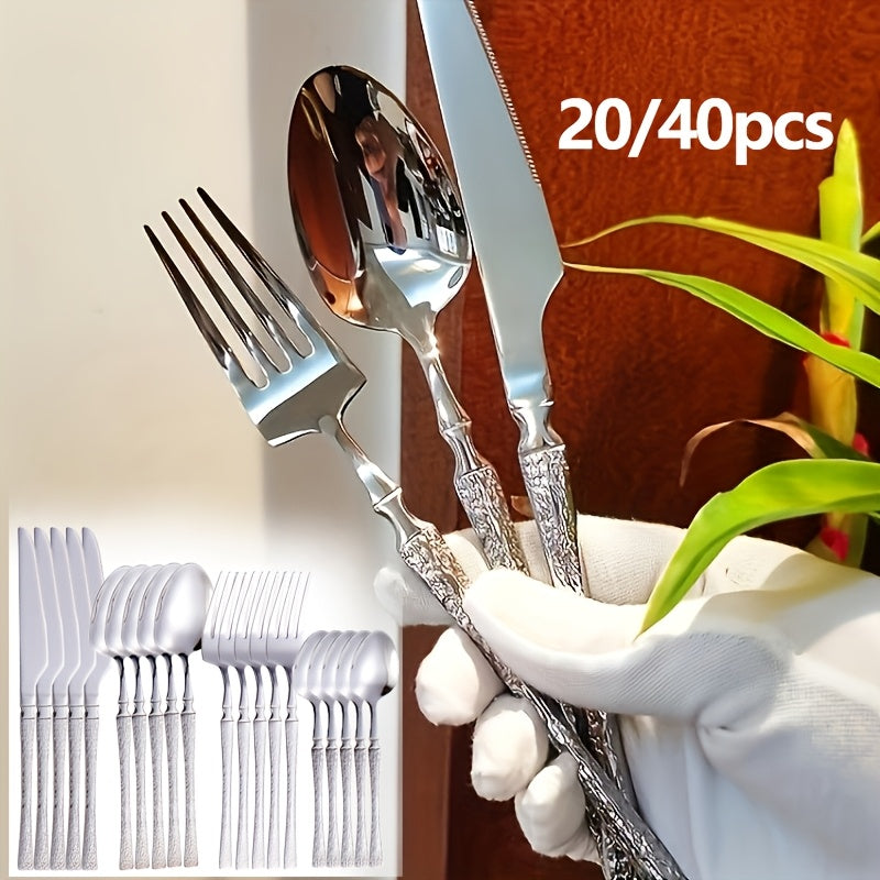 Jogo de Talheres 40 Peças Elegance - Zafer Decor