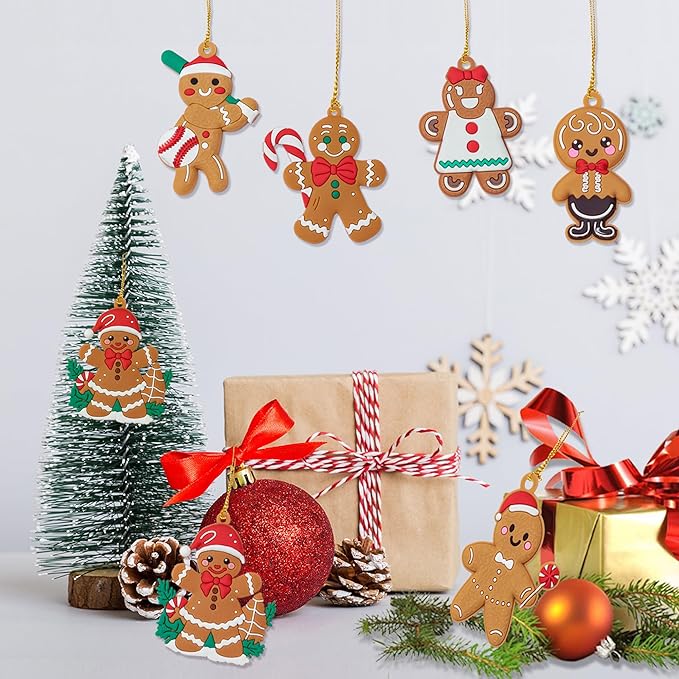 Kit Enfeites de Natal Boneco 12 Peças - Zafer Decor