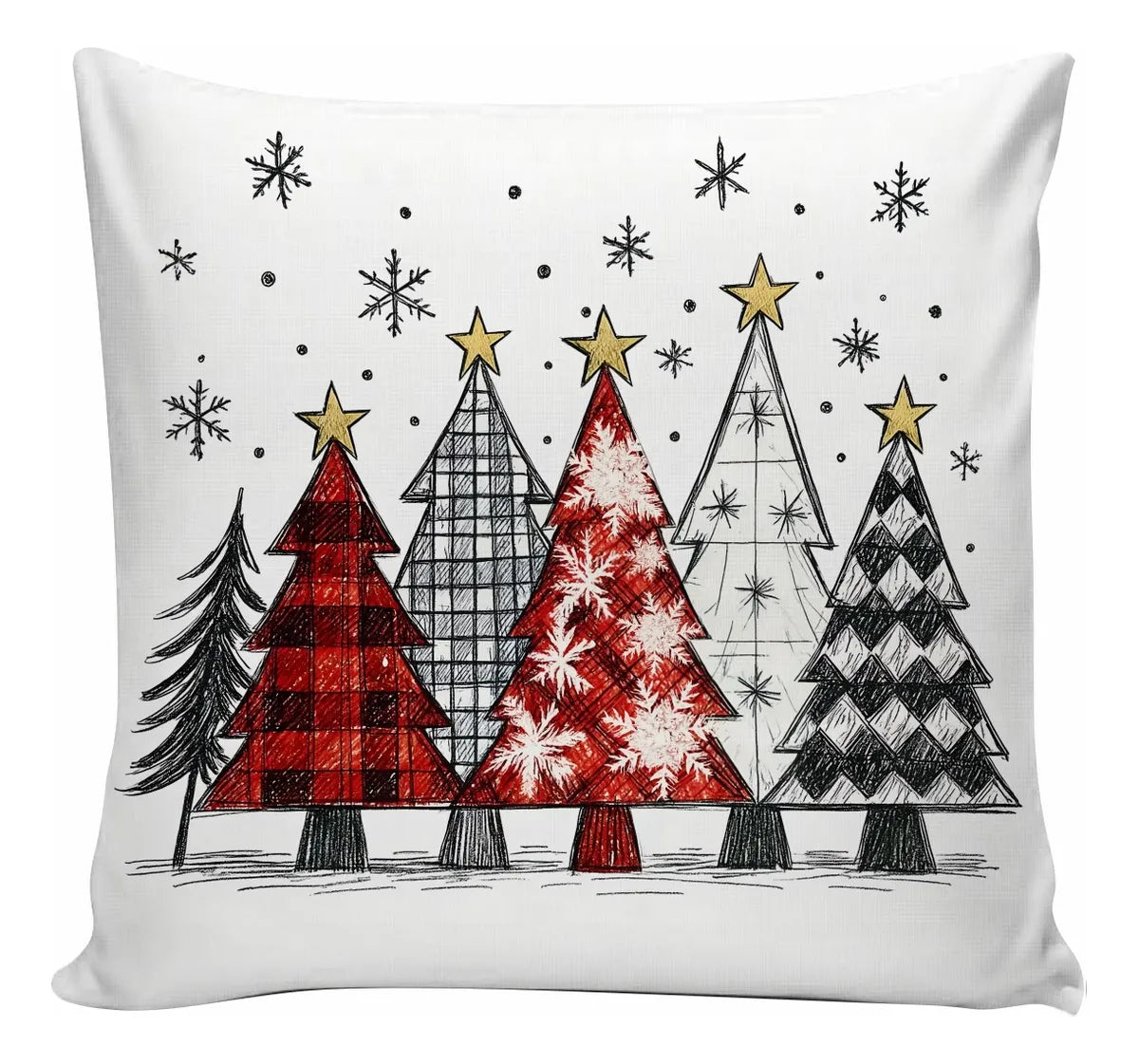 Kit 4 Capas de Almofada de Natalinas - Zafer Decor