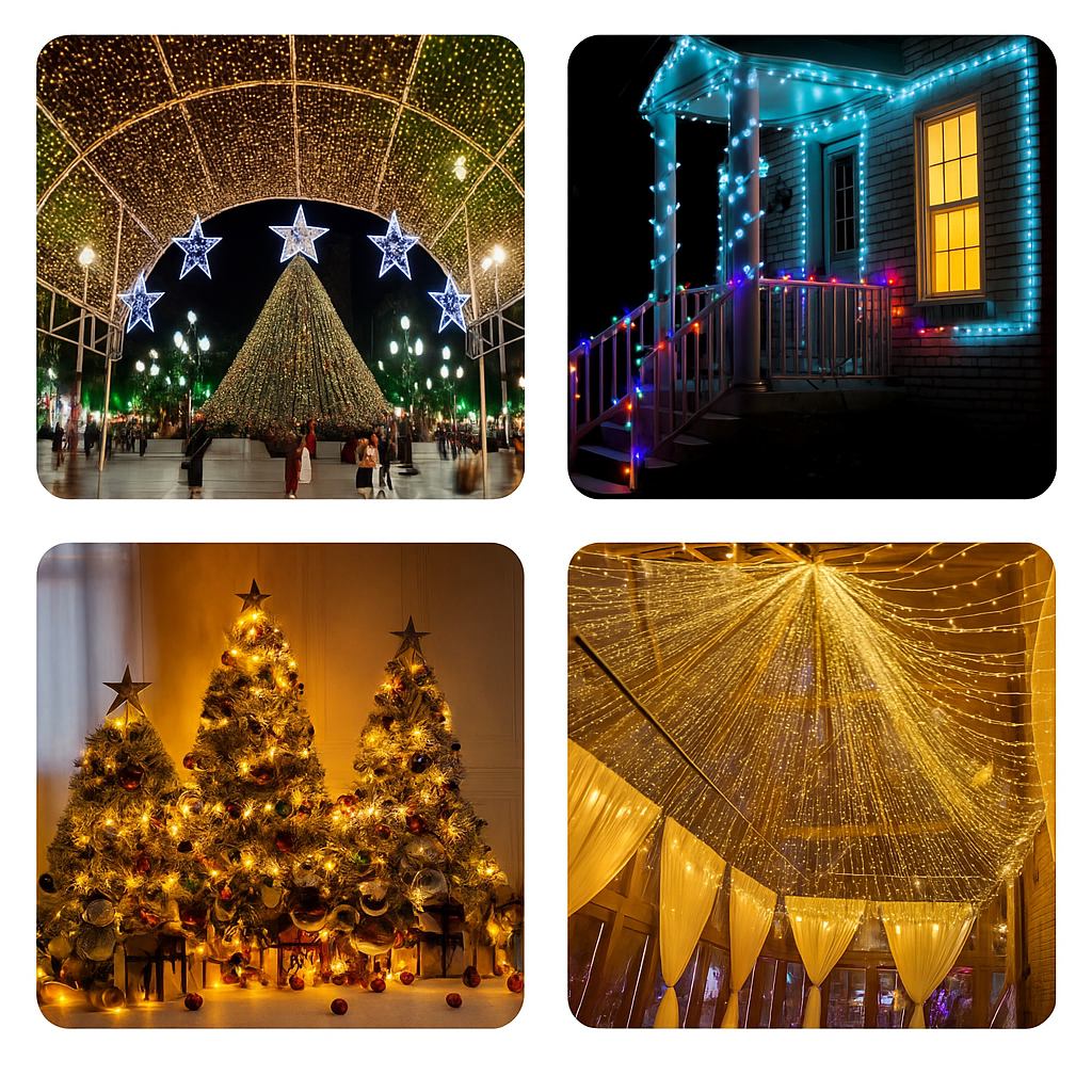 Pisca Strobo LED 10m ou 30m – Zafer Decor