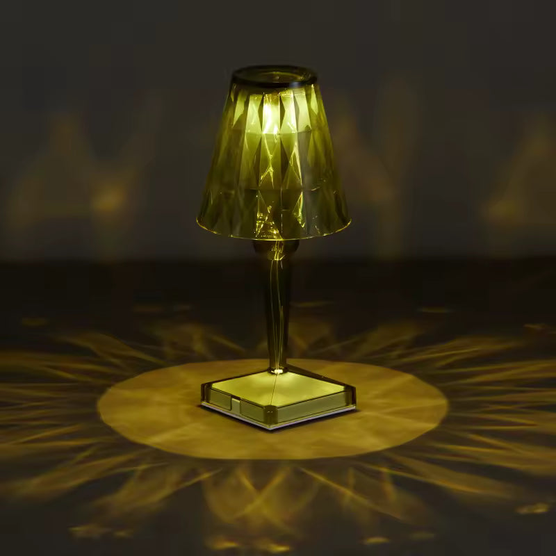 Luminária de Mesa LED Cristal Diamante - Zafer Decor