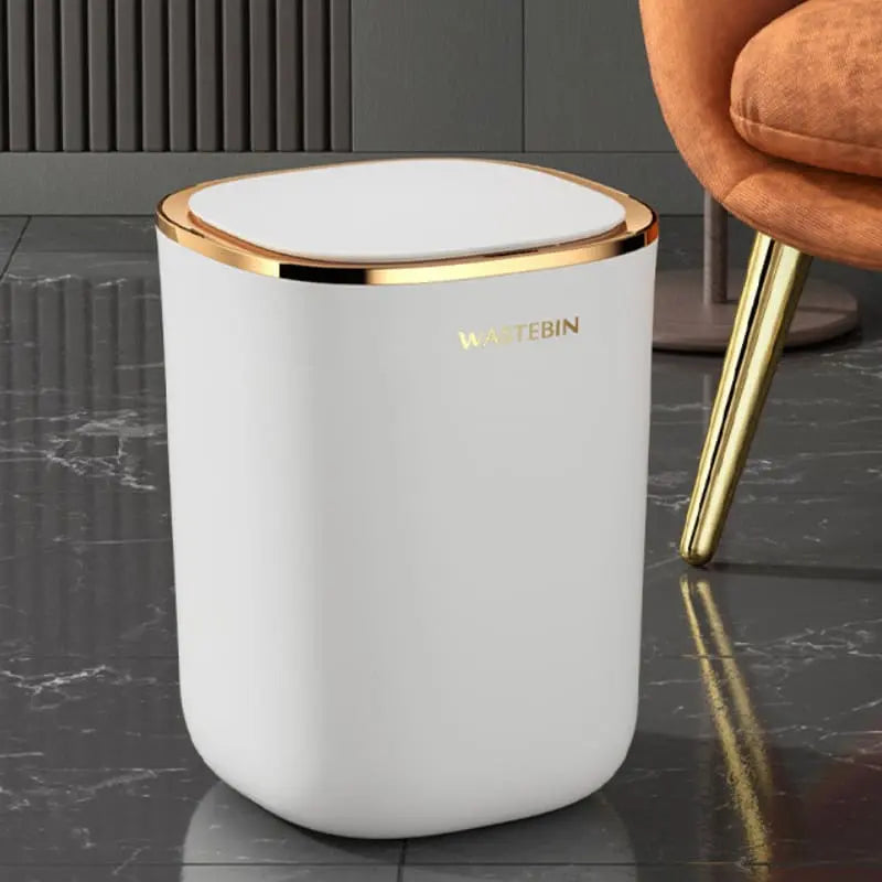 Lixeira para Banheiro e Cozinha Automática Colorida - Zafer