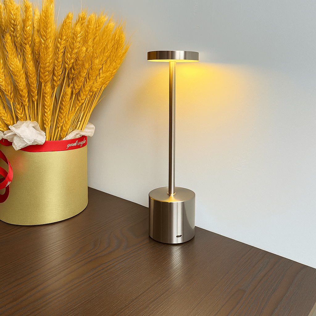Luminária Clássica de Mesa Recarregável - Zafer Decor
