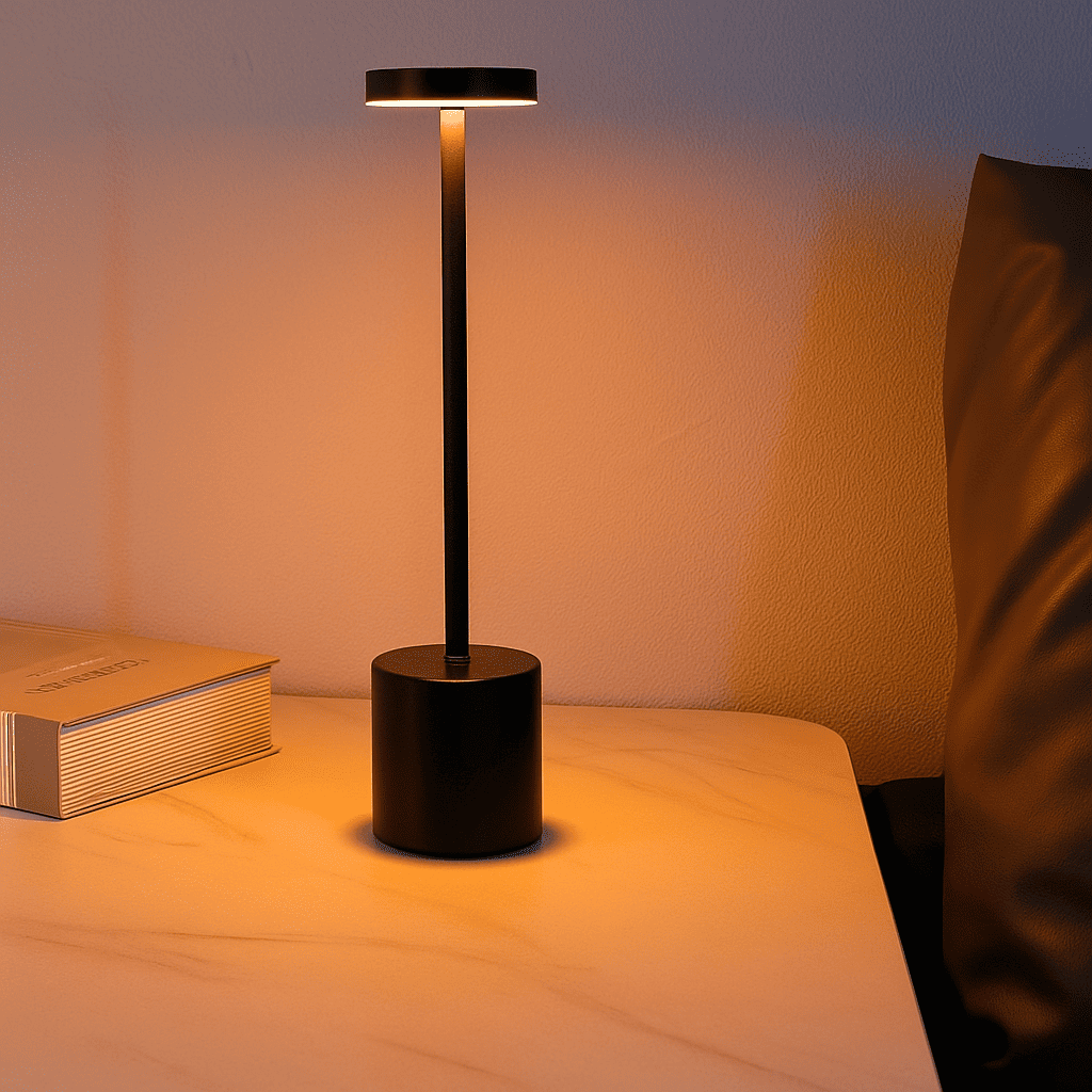 Luminária Clássica de Mesa Recarregável - Zafer Decor