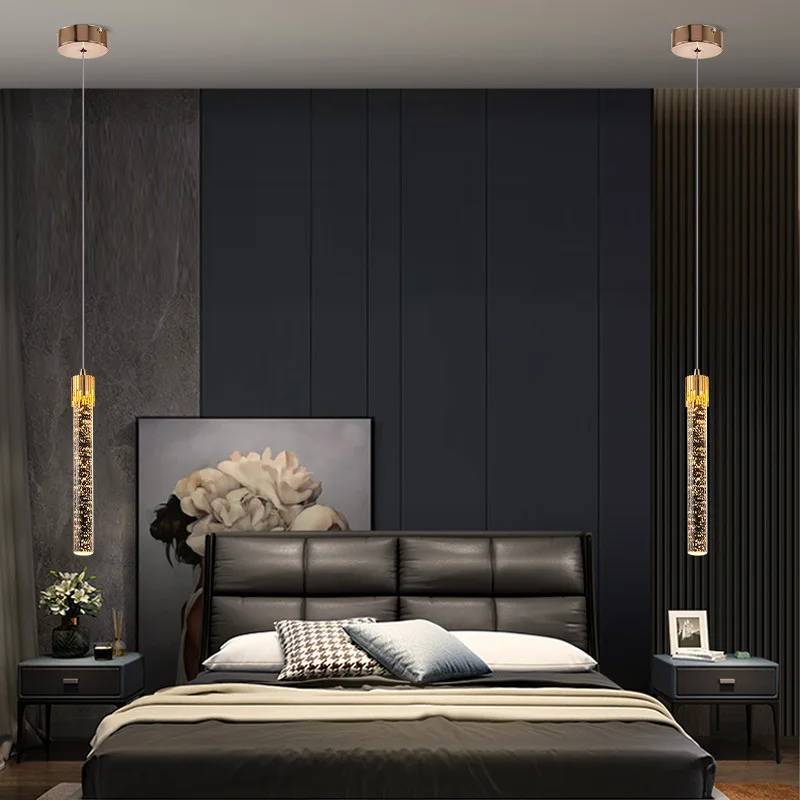 Luminária Pendente Cristal Para Quarto