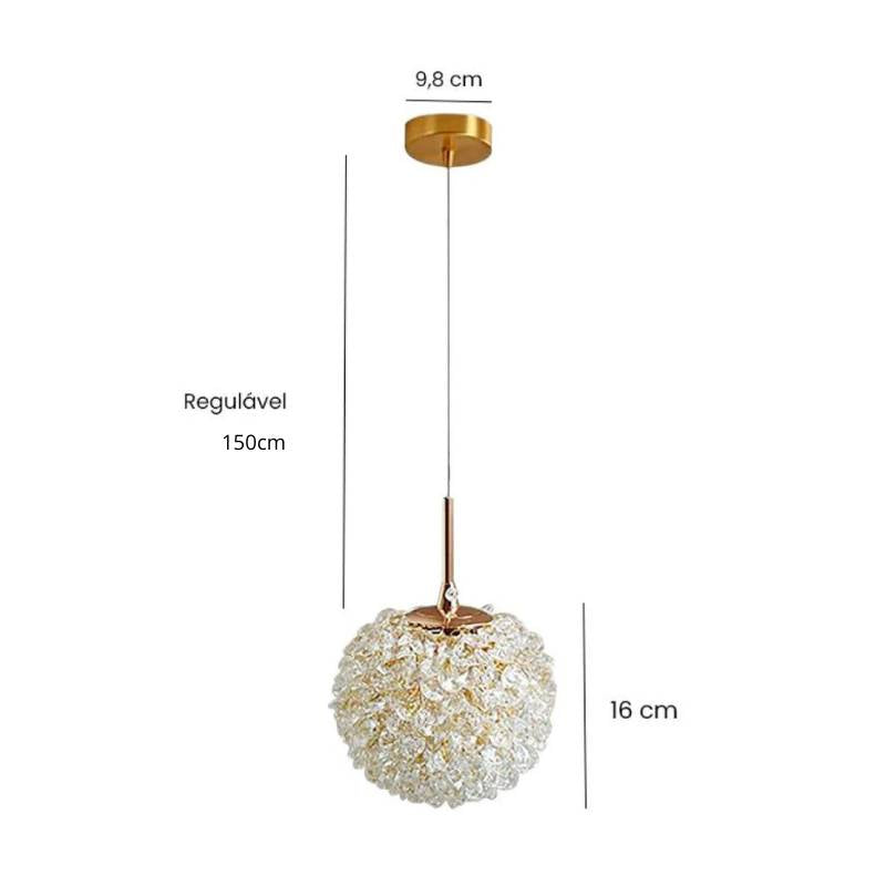 Luminária Pendente 150cm