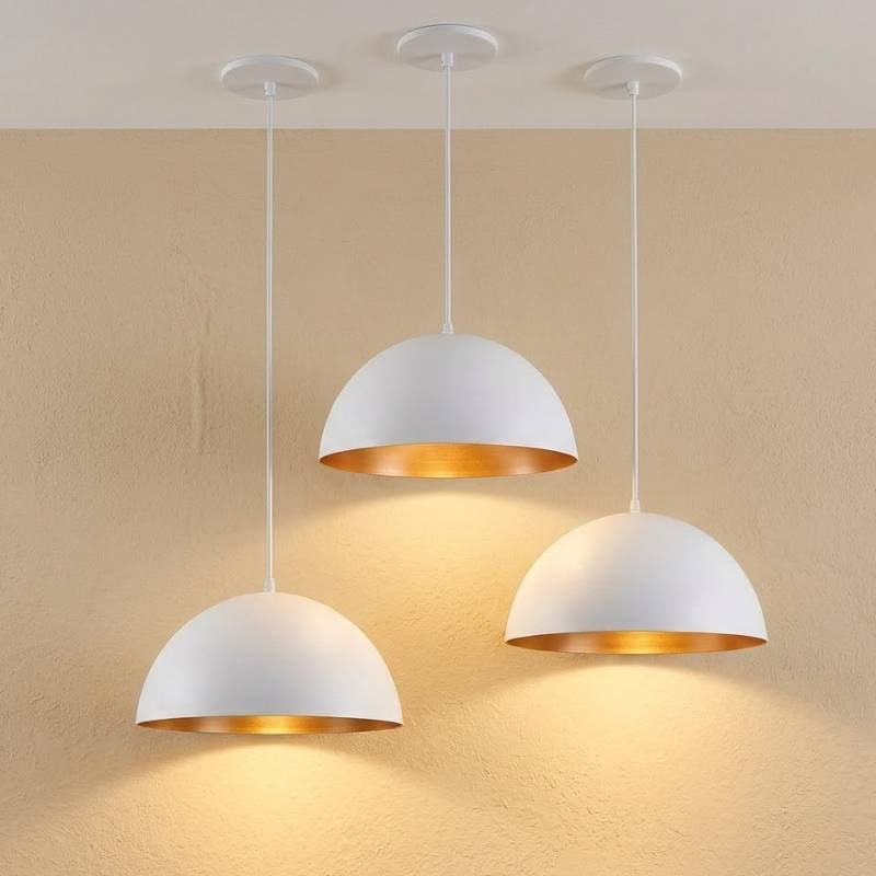 Luminária Pendente Meia Lua