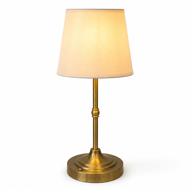 Luminária de Mesa Meridian LED - COMPRE 1 LEVE 2 Dourado