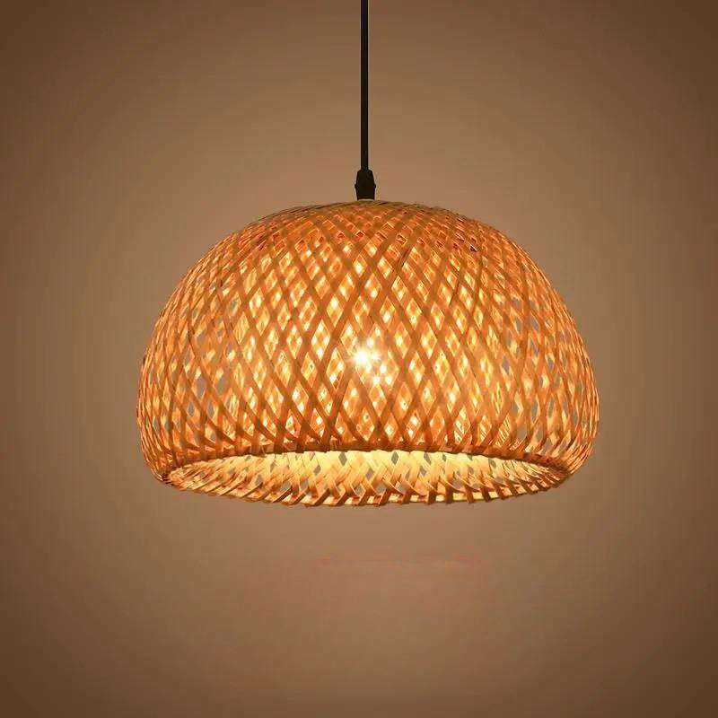 Lustre Pendente de Bambu Artesanal – Zafer Decor