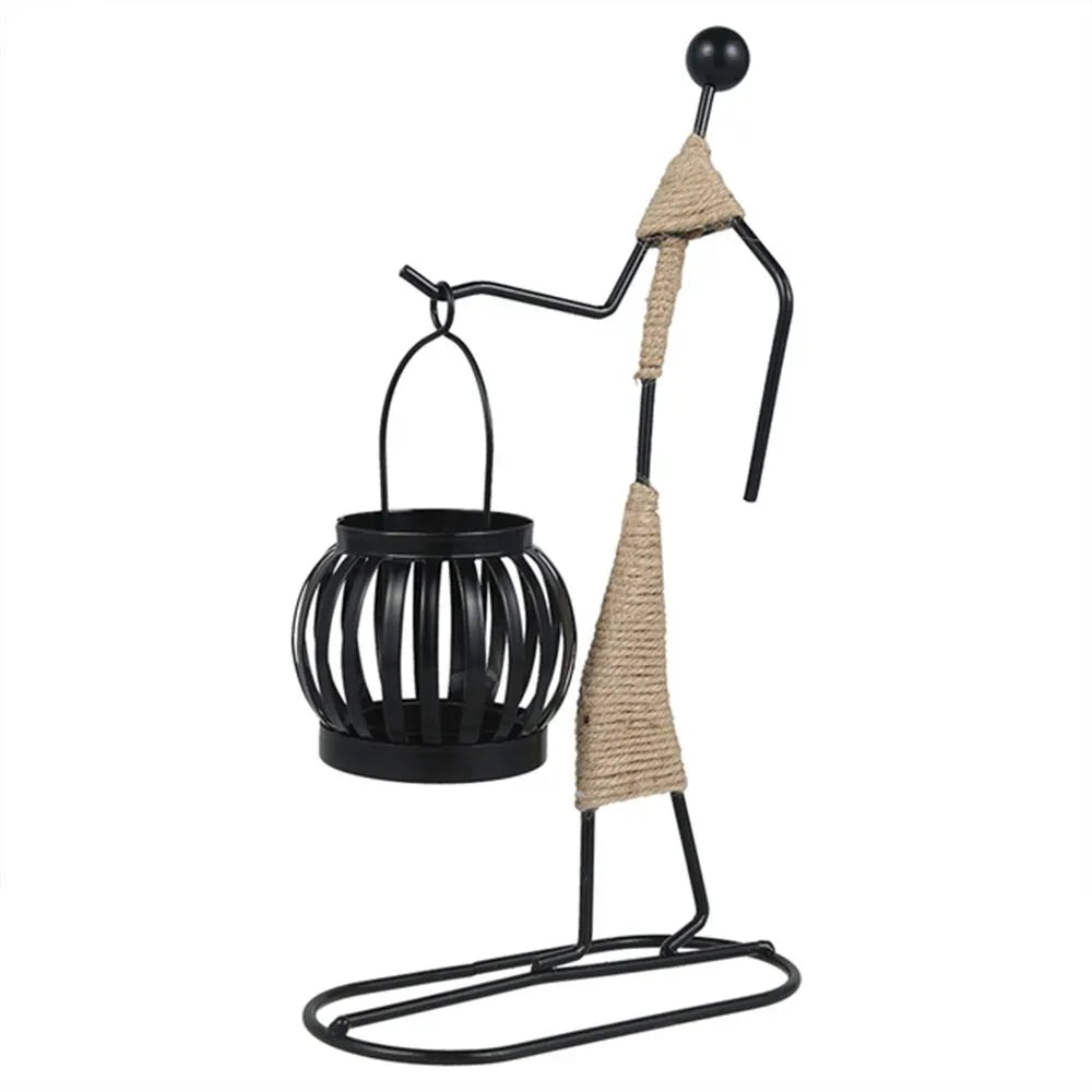 Escultura Decorativa Boho Trançada Zafer