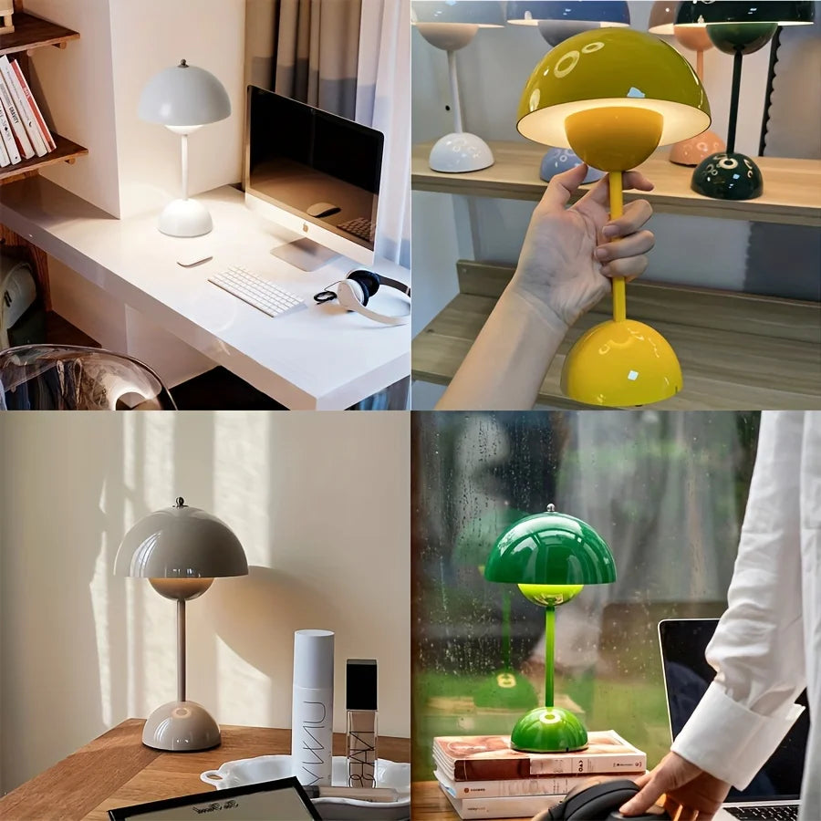 Luminária de Mesa Led Cogumelo - Zafer Decor