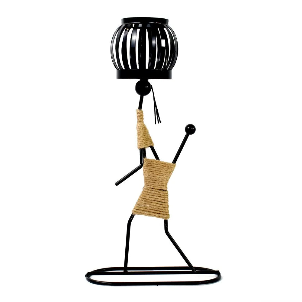 Escultura Decorativa Boho Trançada Zafer