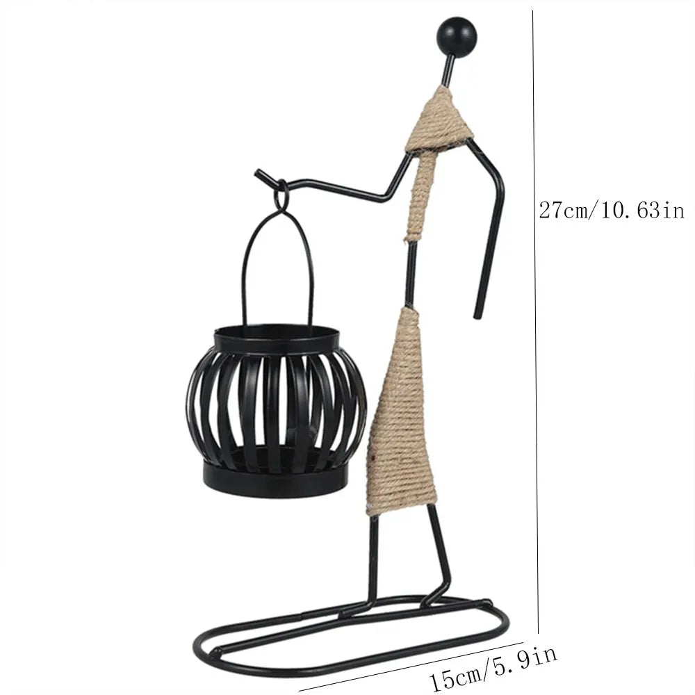 Escultura Decorativa Boho Trançada Zafer