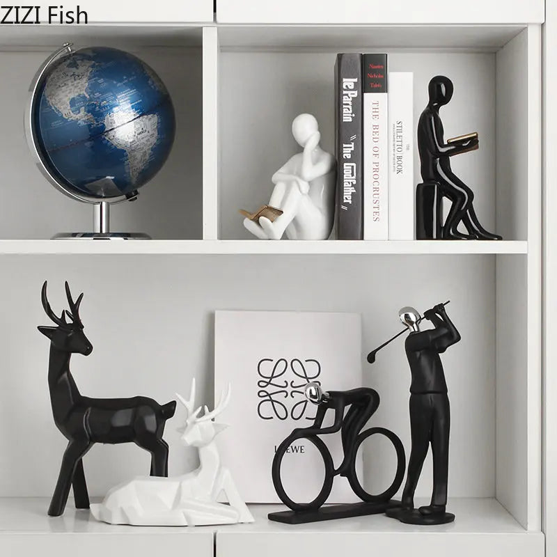 Estátua para Sala Leitor Zafer Decor