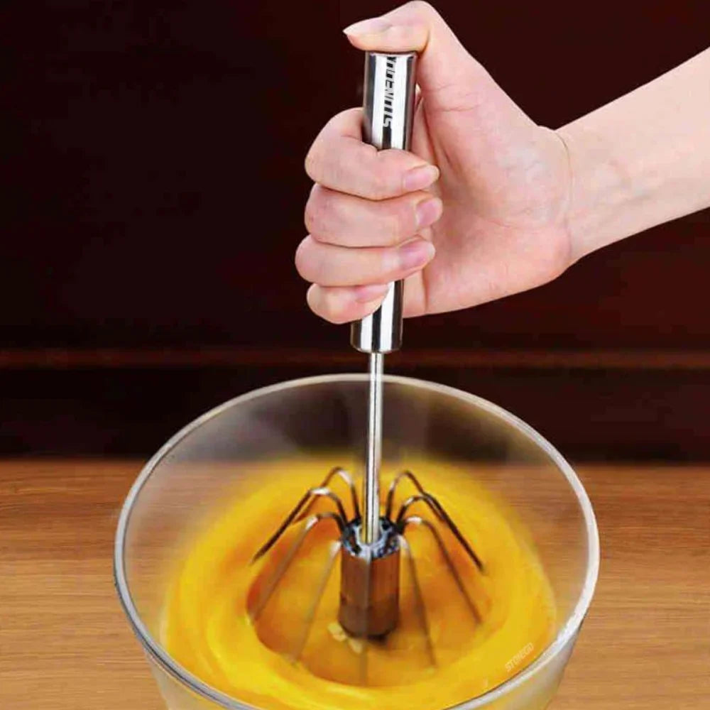 Batedor de Ovos Semi-automático em aço
