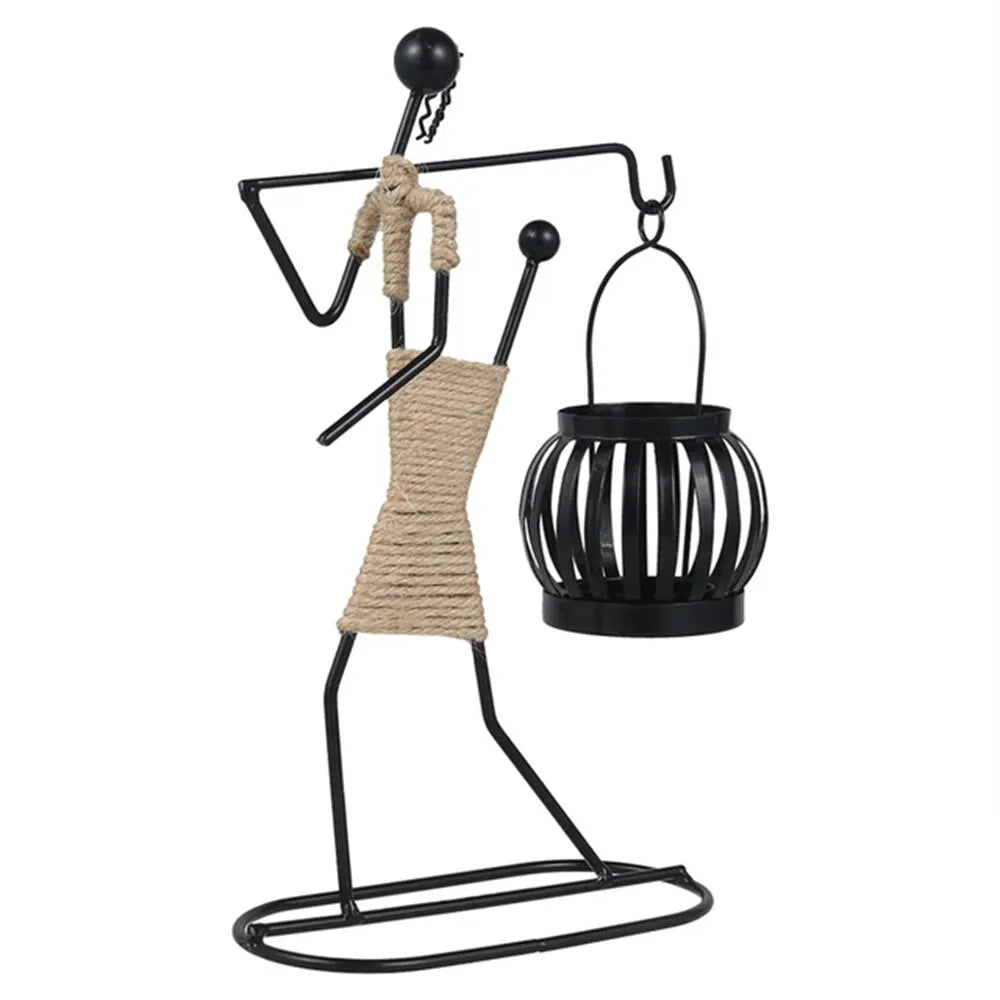 Escultura Decorativa Boho Trançada Zafer