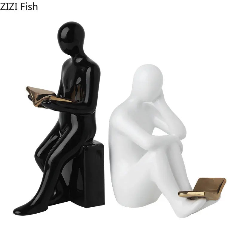 Estátua para Sala Leitor Zafer Decor