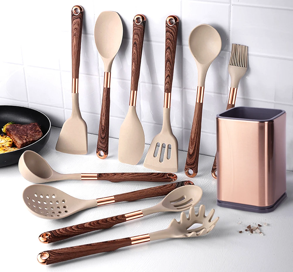 Kit 10 Utensílios de Cozinha - Zafer Decor