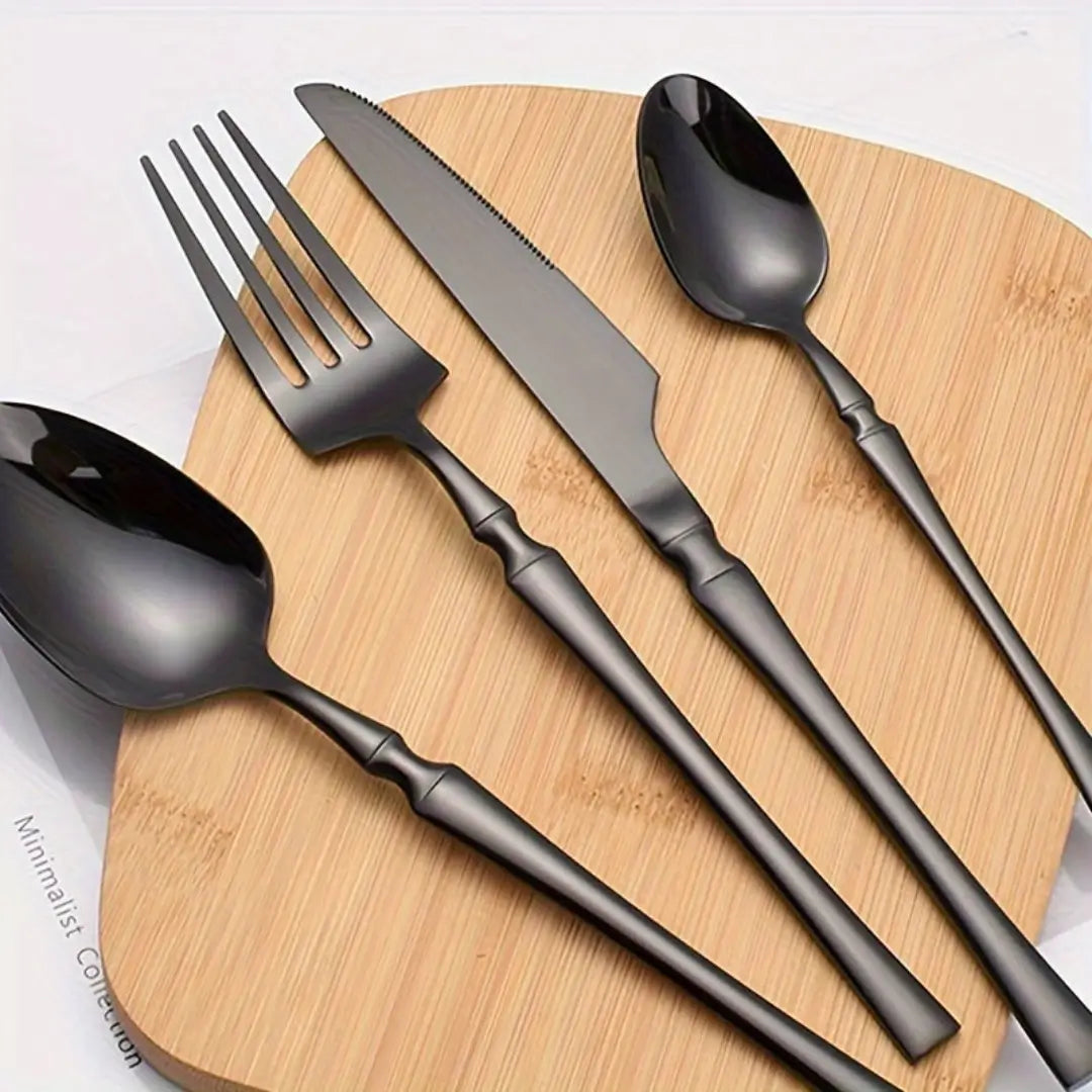 Jogo de talheres com 30 peças para cozinha 