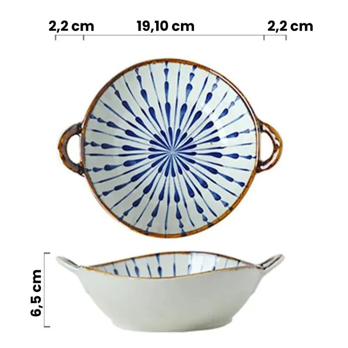 Travessa de Cerâmica Japonesa Zafer